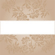 Beige floral background
