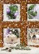 Falling Snow Window Falling Snow Window