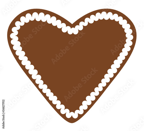 Vector: lebkuchenherz lebkuchenherz