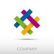 Logo Synergy. Teamwork # Vector