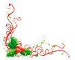 Christmas holly decoration