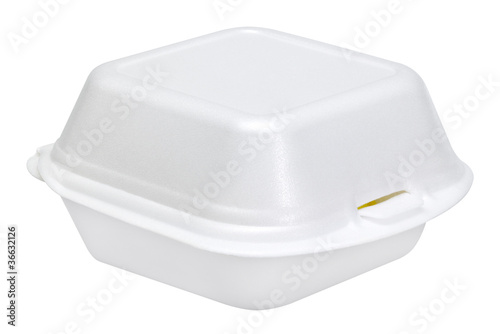 Photo: white junk food box white junk food box
