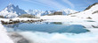 Massif du Mont Blanc depuis le Lac Blanc Massif du Mont Blanc depuis le Lac Blanc