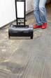 Dry cleaning of carpets