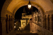 Old bastion in Budapest, Hungary.
