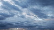 Dramatic sunset cloudscape before the rain
