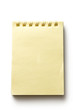 Notepad isolated on the white background