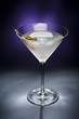Vodka Martini with olive garnish Vodka Martini with olive garnish