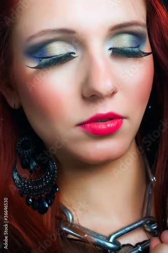 Photo: woman female girl face makeup headshot woman female girl face makeup headshot