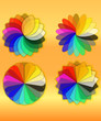 Geometric Web Flowers