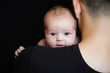Photo: Father holding newborn baby Father holding newborn baby