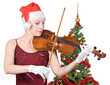 Young woman playing the viola Young woman playing the viola