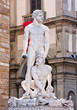 The famous statue of Hercules and Caco in  Florence