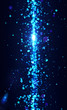 Blue lights - abstract particles flow. Blue lights - abstract particles flow.