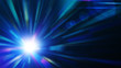 Blue burst, abstract background