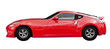 Sport coupe - Fantasy super car on white background