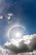 blue sky with clouds