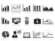 black business charts icon