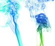 Photo: Abstract smoke series, isolated on white Abstract smoke series, isolated on white
