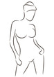 Silhouette of a woman