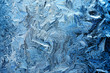 Frosty winter glass