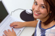 Junge Frau am Laptop Junge Frau am Laptop