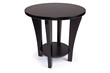Contemporary brown side table