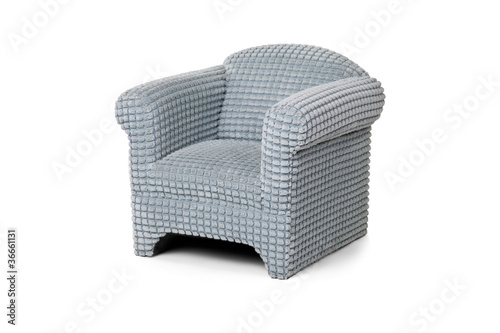 Photo: Fuzzy blue children's chair Fuzzy blue children's chair
