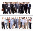 Young attractive business people - the elite business team