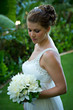Getting Married. Beautiful young bride.