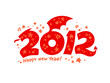 2012 year design in the form of a Dragon 2012 year design in the form of a Dragon