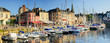 Panorama. Sunset in Honfleur. Panorama. Sunset in Honfleur.