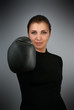 woman boxing