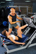 man and a woman in the gym