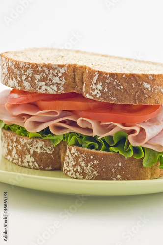 Photo: Healthy Ham sandwich Healthy Ham sandwich