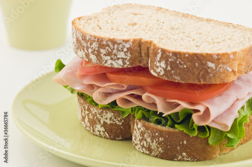 Photo: Healthy Ham sandwich Healthy Ham sandwich