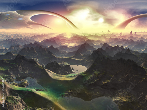 Illustration: Newly Terraformed World Newly Terraformed World