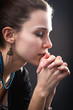 Foto: Religion concept - woman and her prayer Religion concept - woman and her prayer