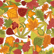 Autumn leaves background seamless Autumn leaves background seamless