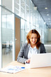 Woman working