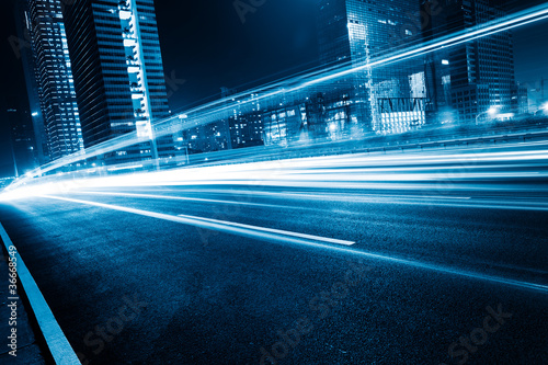 Photo: light trails light trails