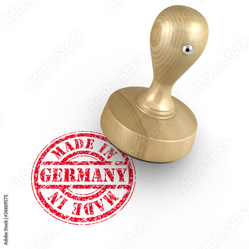 Illustration: Made in Germany - Stempel Made in Germany - Stempel