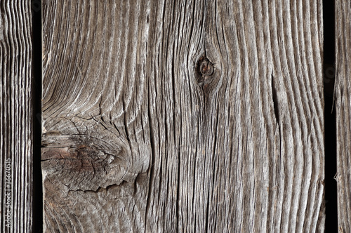 Photo: Structure of the old wood with knots Structure of the old wood with knots