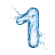 Letter of water alphabet