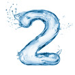 Letter of water alphabet Letter of water alphabet