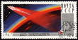 Cosmonauts Day on post stamp