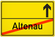 Ortsausgangsschild Altenau
