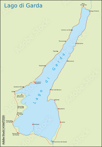 Vektor: Gardasee_Lago di Garda Gardasee_Lago di Garda