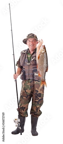 Photo: Senior fisherman Senior fisherman