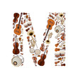 Musical instruments letter